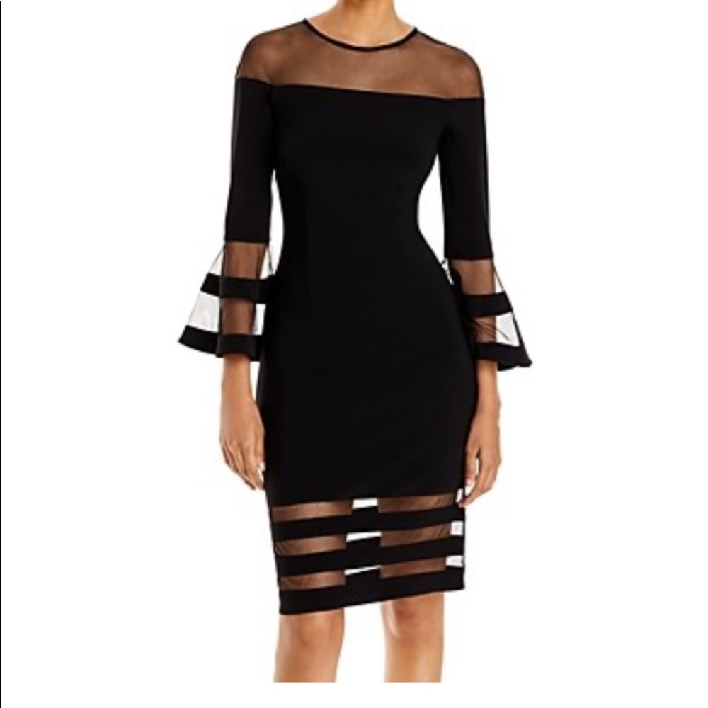 Aqua Black Dress - Size 8